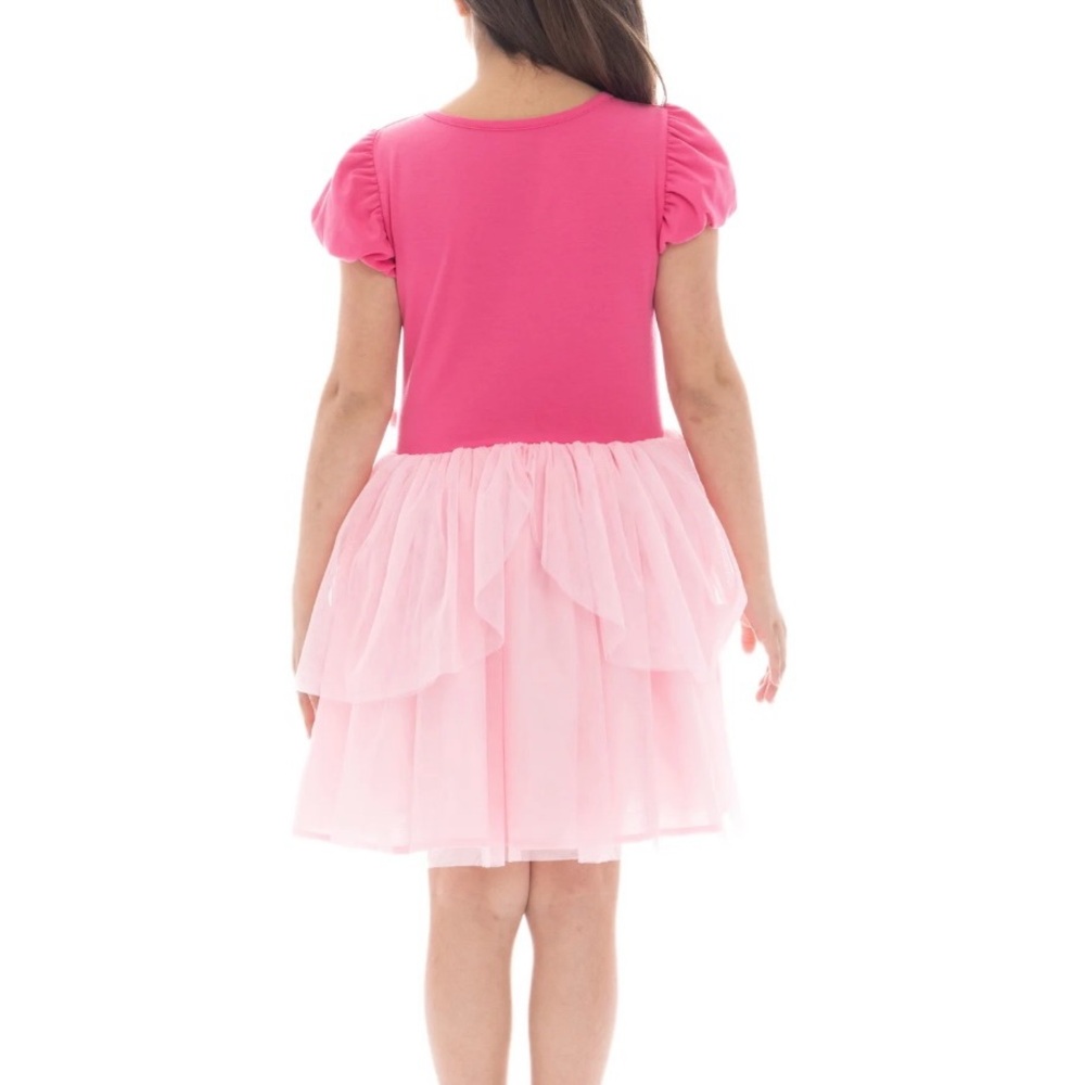 Disney Dress For Girls’ Sleeping Beauty Aurora Puff-Sleeve Cosplay Dress W - Picture 6 of 6